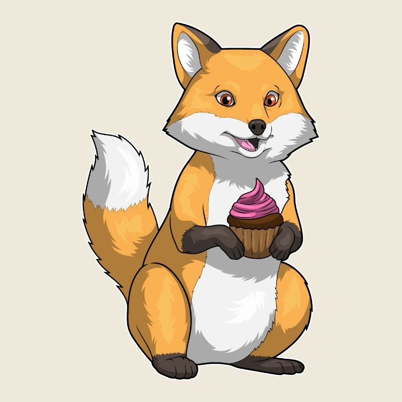 Fuchs Geburtstag Cupcake