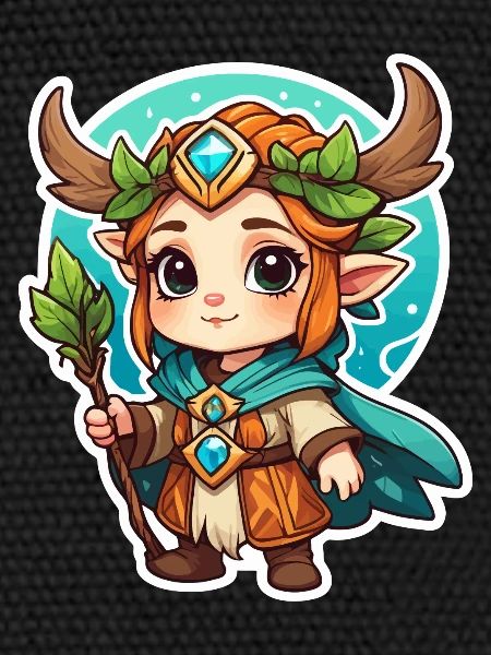 Druide Mignon Illustration