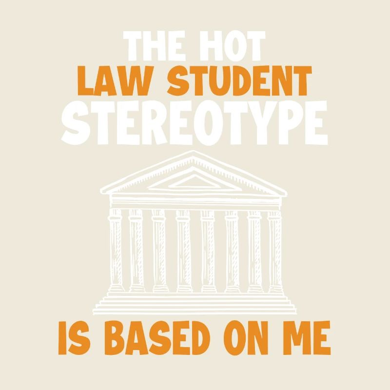 Stéréotype d’étudiant en droit chaud basé sur moi étudiants