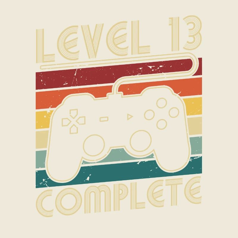 Level 13 Complete 13 Jahre Geburtstags Geschenk