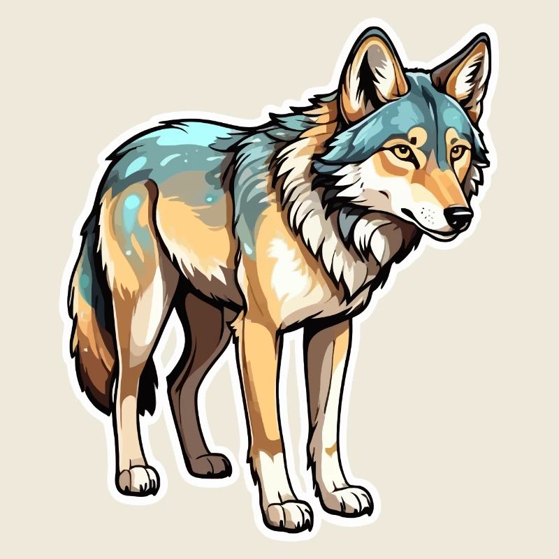 Wolf Fantasy Illustration