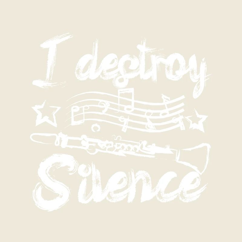 I destroy silence clarinetist