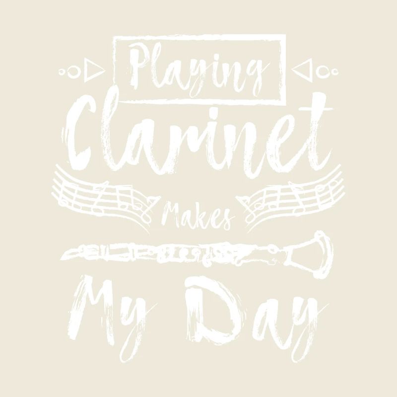 Playing clarinet makes my day