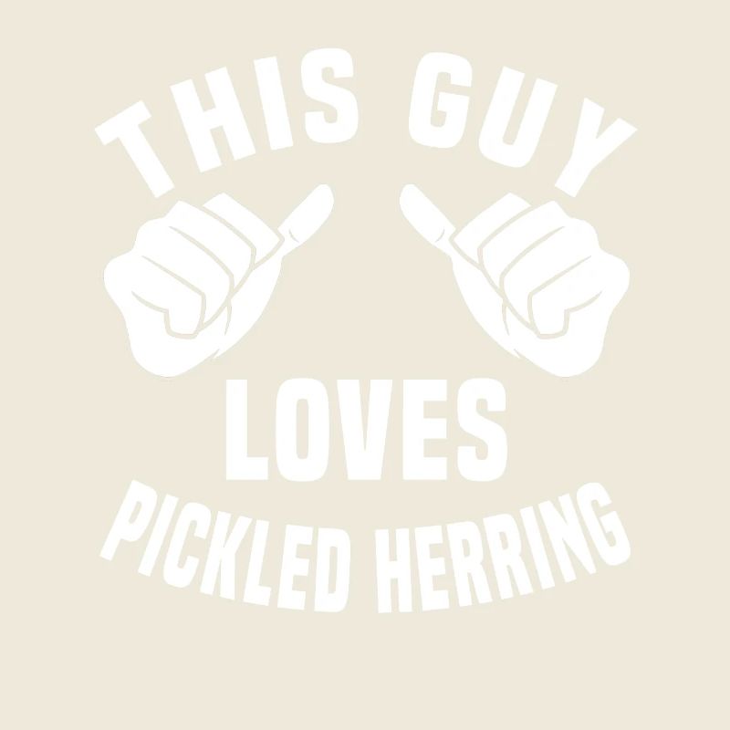 This guy loves pickled herring