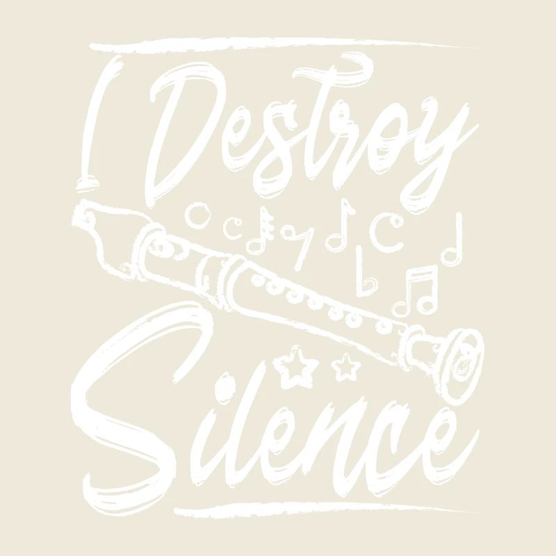 I destroy silence play recorder