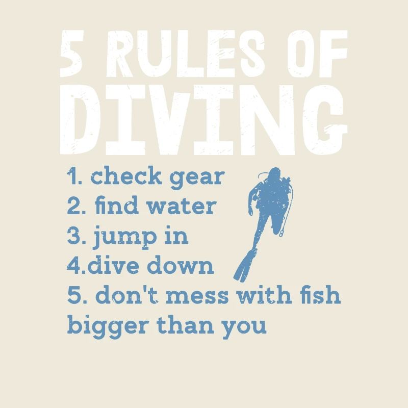5 règles de plongée Diver Plongée sous-marine