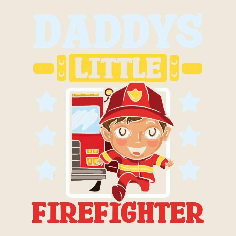 For children daddy's little firefighter
