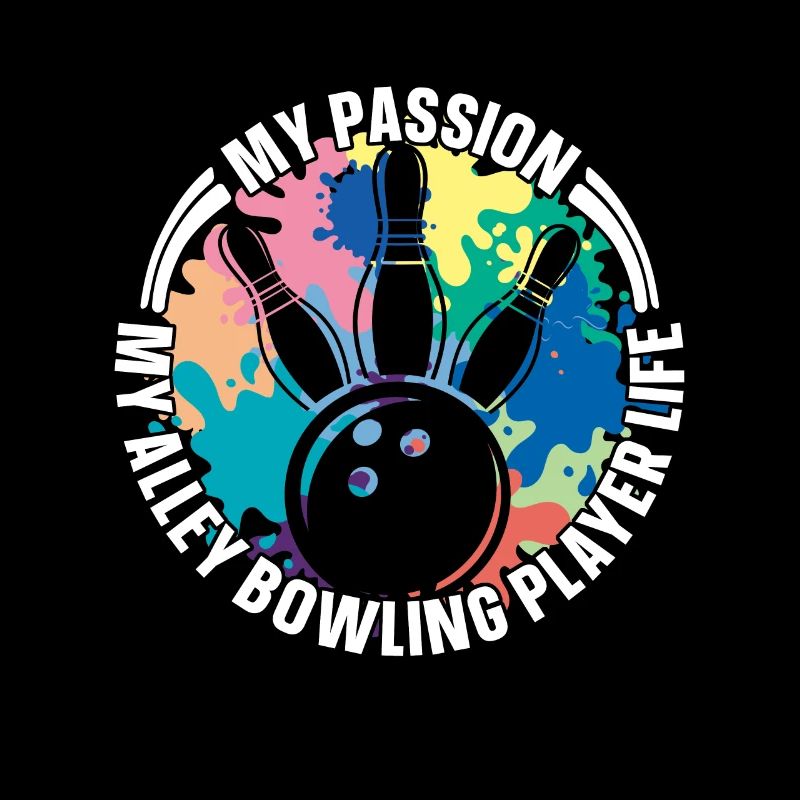 Alley Bowling Player My Passion My Bowling Lover