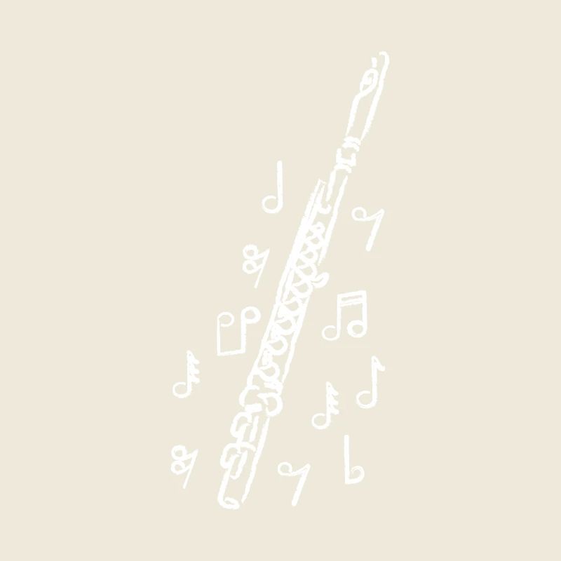Painted Drawn flute