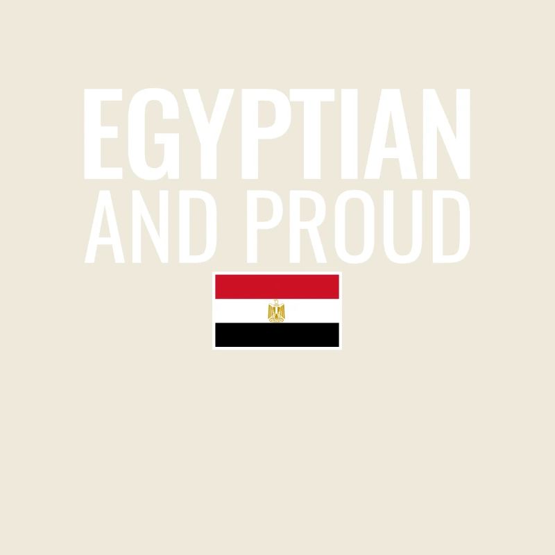 Drapeau égyptien et fier de l’Égypte