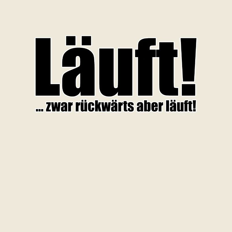 Running, backwards, but running!