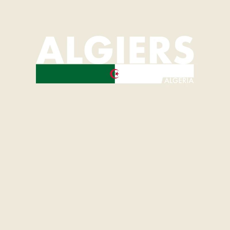 Alger Algérie Drapeau Algérien Algérien