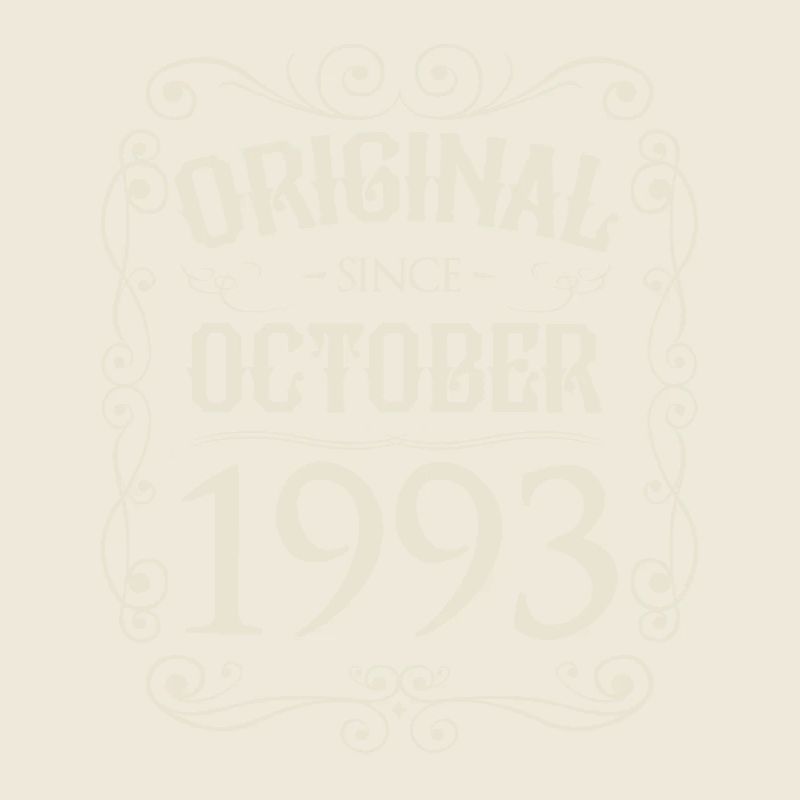 Vintage - Original depuis octobre 1993 Anniversaire