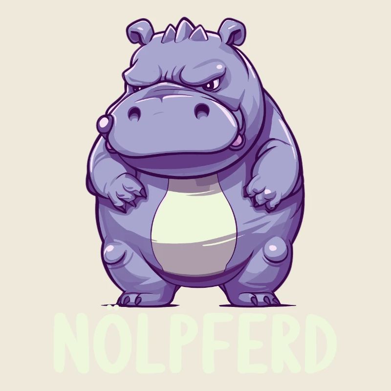 Nilpferd Hippo meckern Meckerer Nölpferd