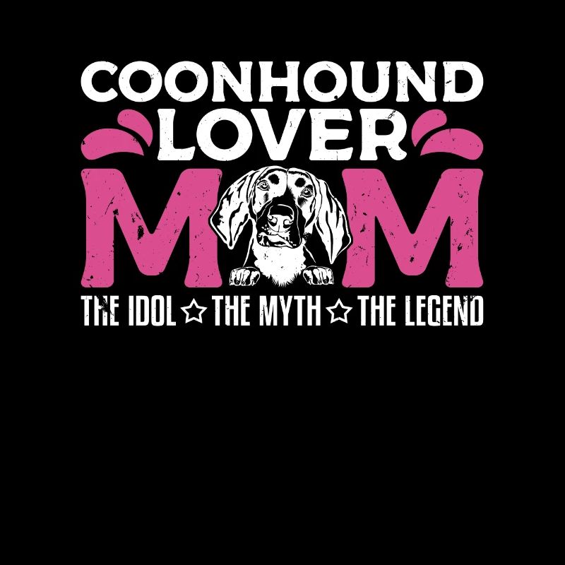 Coonhound amant maman l’idole le marcheur d’arbres