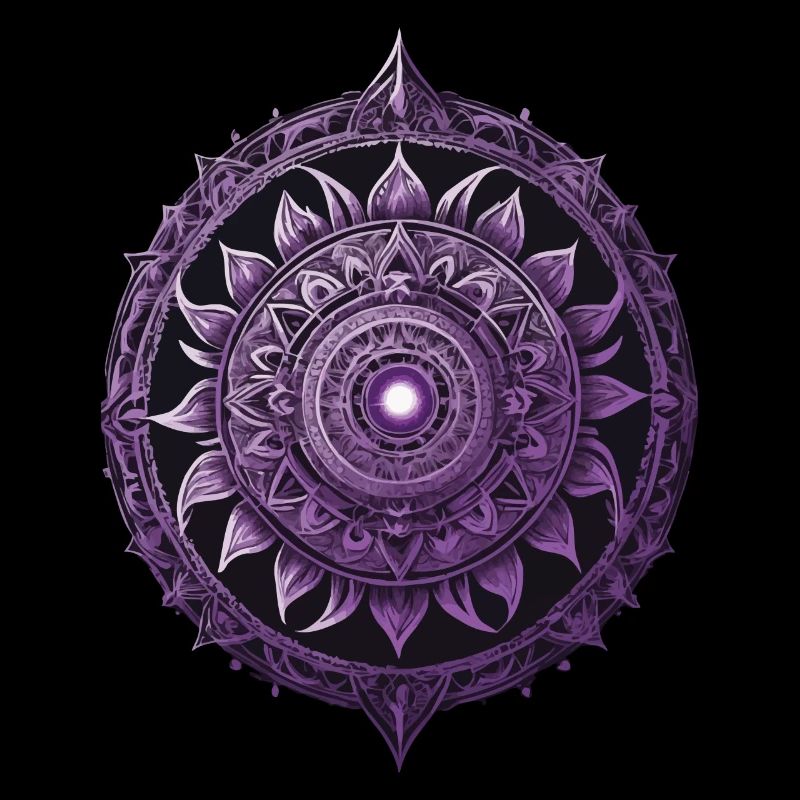 Mandala Design Ästhetisches Muster Spirituelles