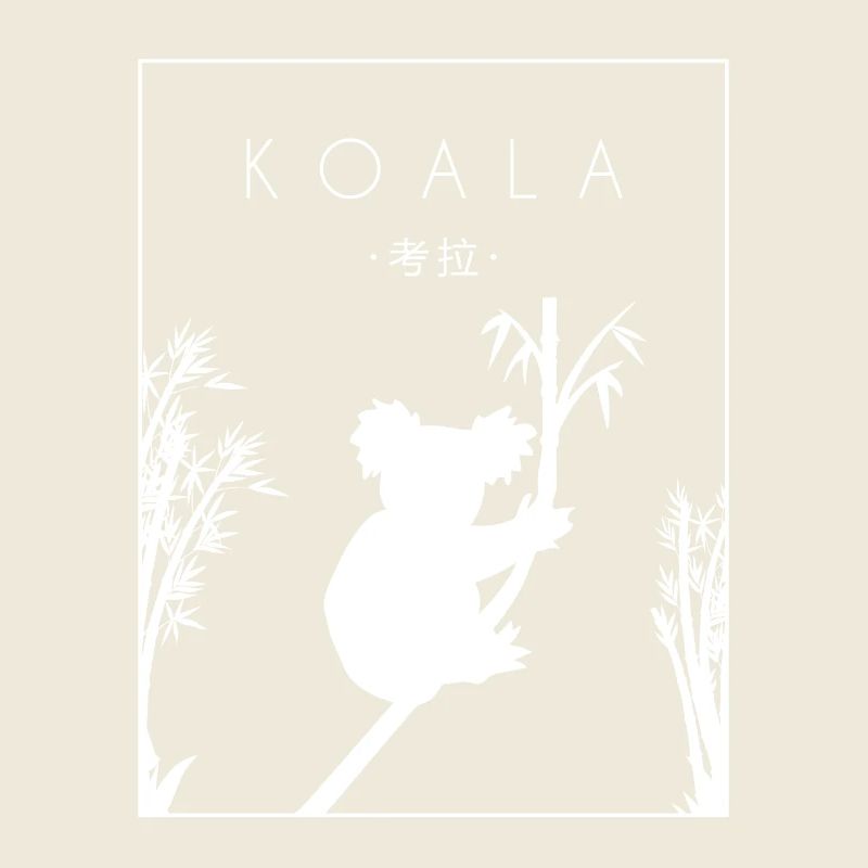 Koala Chinesisch Hanzi Koalabär Phascolarctos
