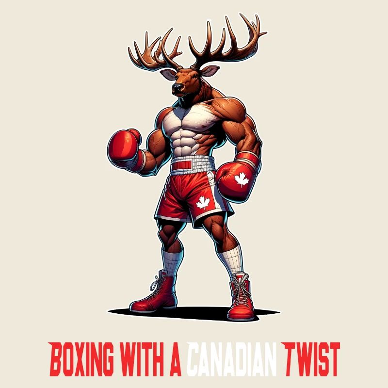 Design de boîte à wapitis du Canada