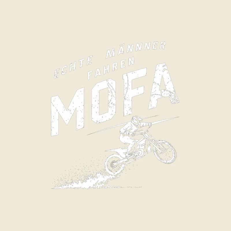 Real Men Riding Moped Two-Stroke