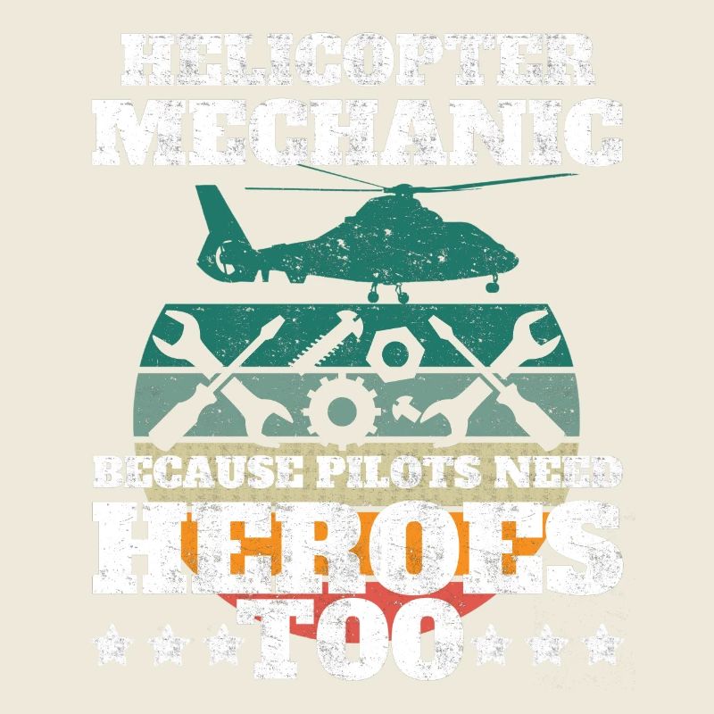 Helicopter Mechanic Heroes Pride