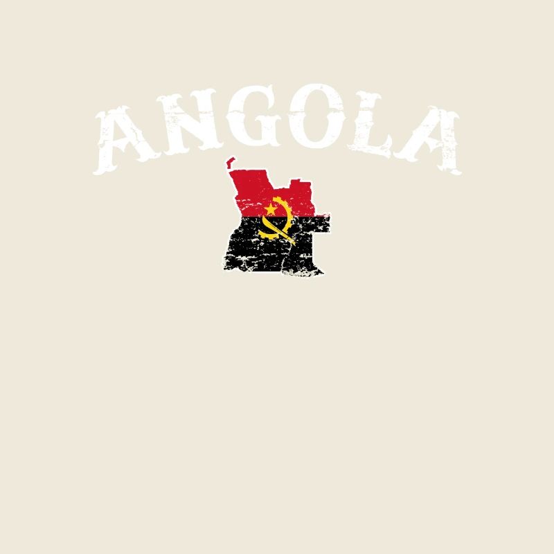 Angola Vintage Map Angolan Flag Angolan
