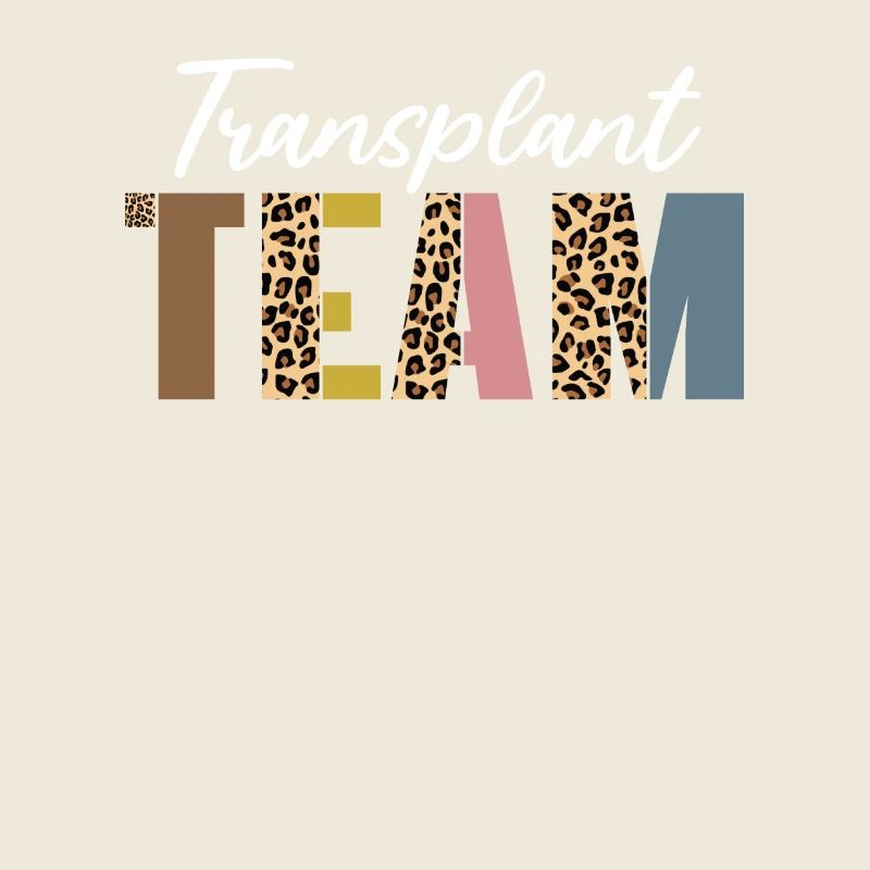 Transplantations Team Leoparden Muster
