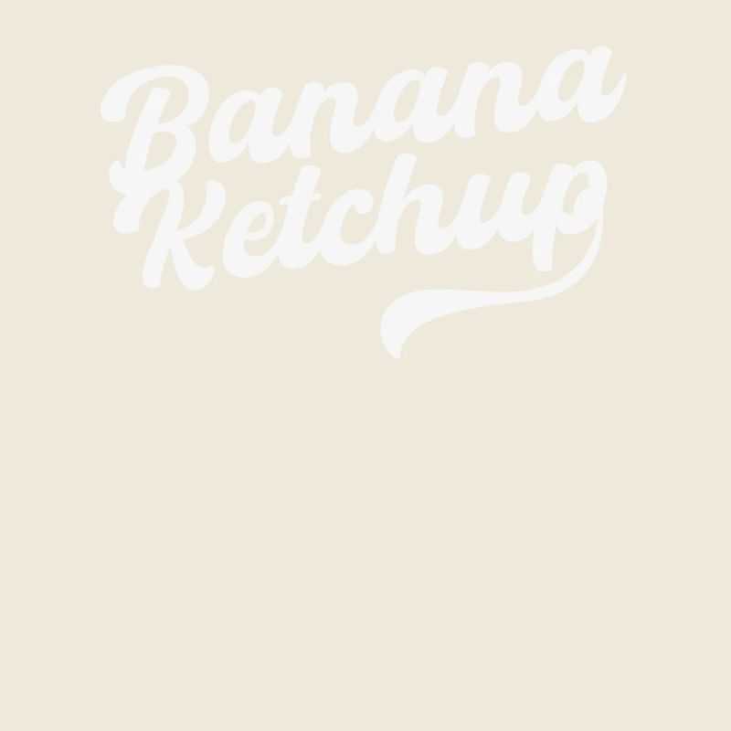 Conception de ketchup à la banane