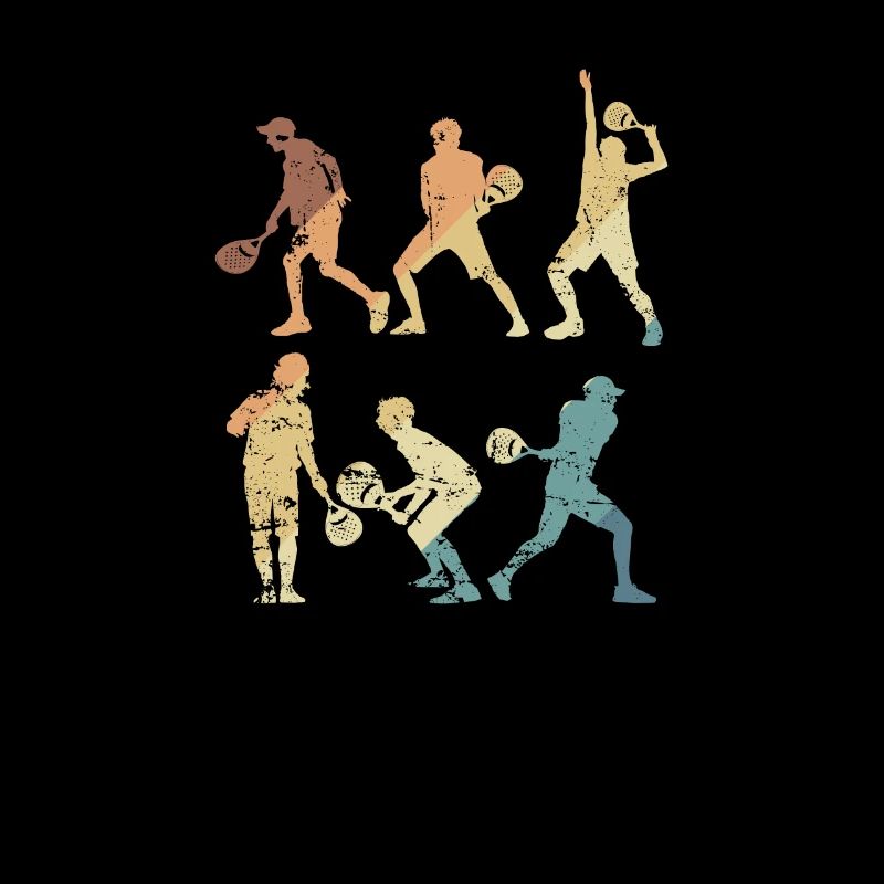 various padel tennis players