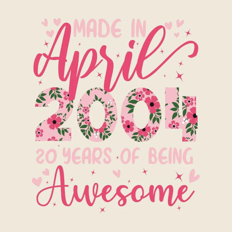 Avril 2004 Cadeau Anniversaire 20 Ans Pour Filles