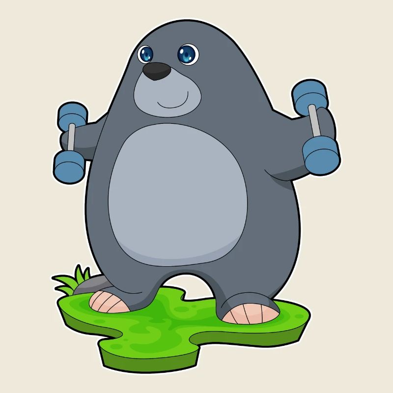 Haltère d’entraînement de musculation Mole