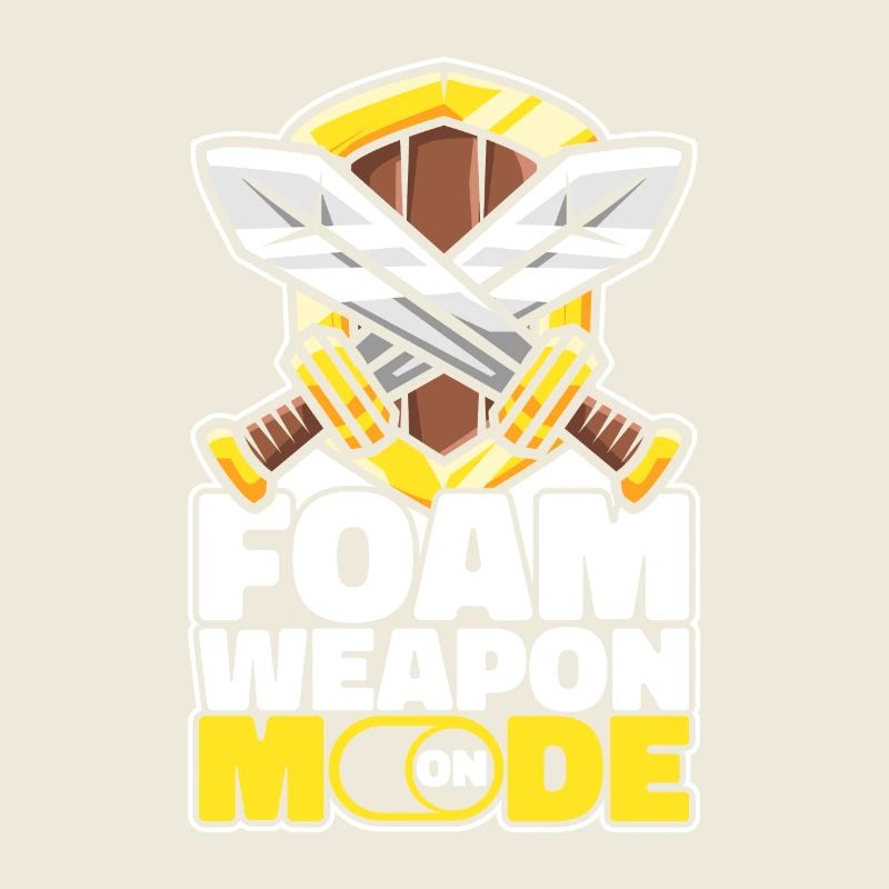 Foam Weapon Mode On LARPing Armor Weapons