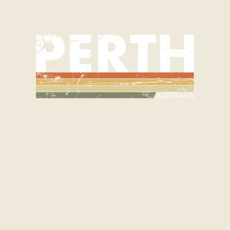 Perth Australie Rétro Australien Vintage