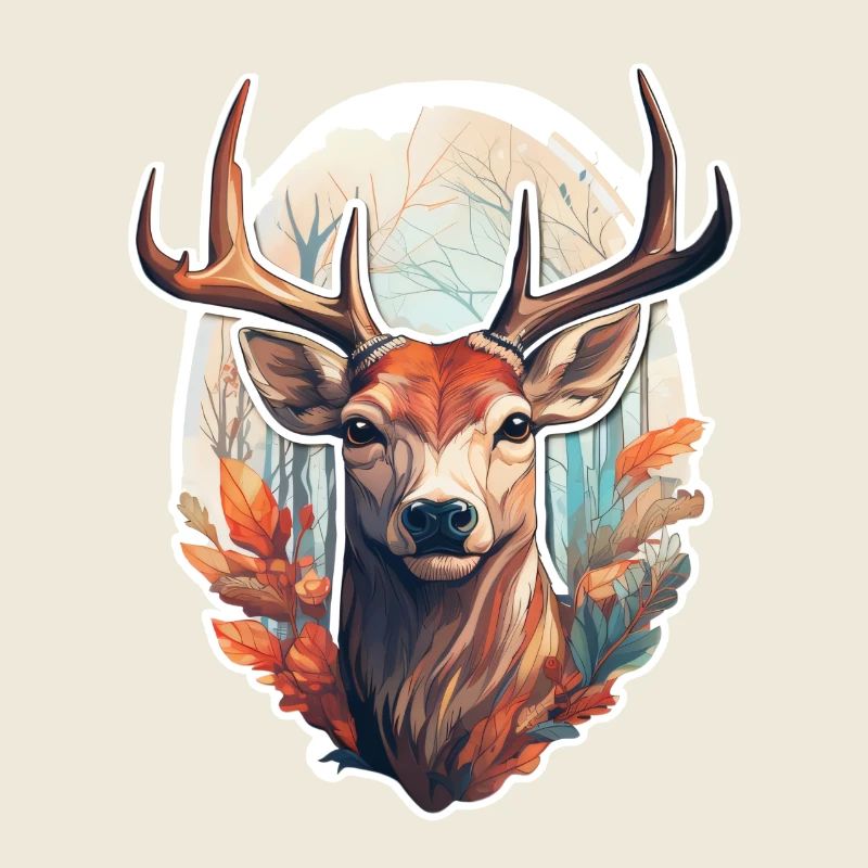 Tête de cerf