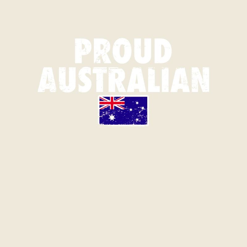 Fier drapeau australien australien Vintage