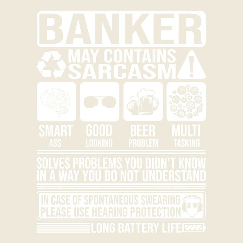 Banker Sarkasmus lustiger Geschenkbanker