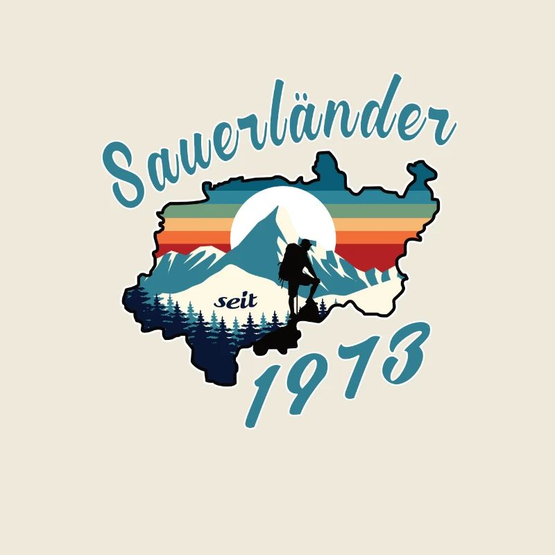 1973 anniversaire Sauerländer Original Retro Sunset