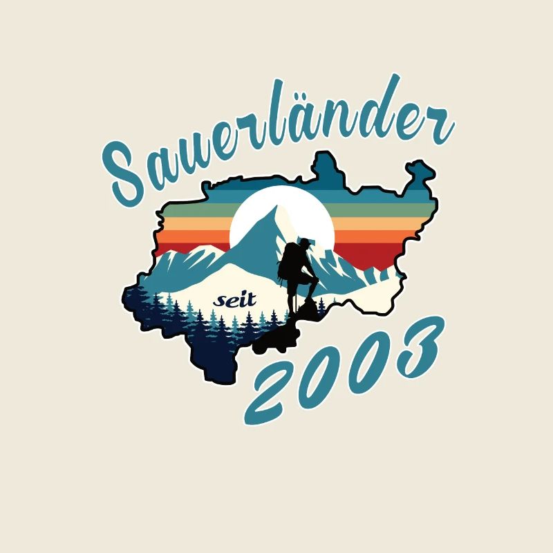 2003 Geburtstag Sauerländer Original Retro Sunset