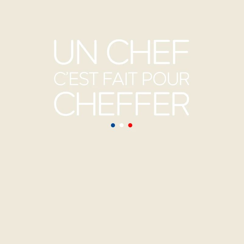A leader is made to be a chef. Chirac's reply