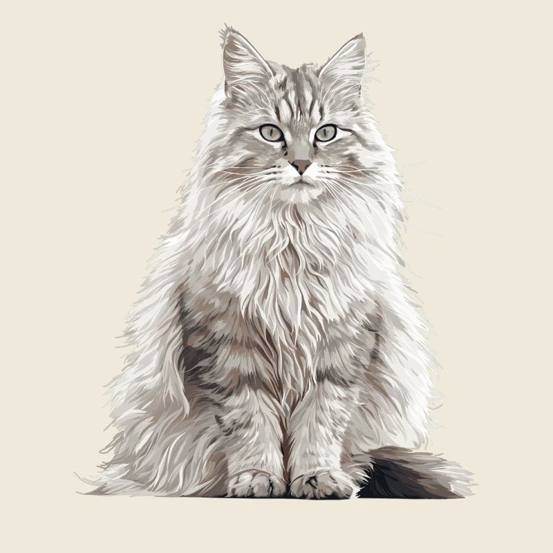 Chat des forêts norvégiennes Norwegische Waldkatze