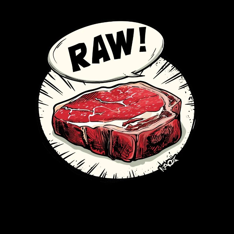 Saftiges Steak - Roh und Lecker