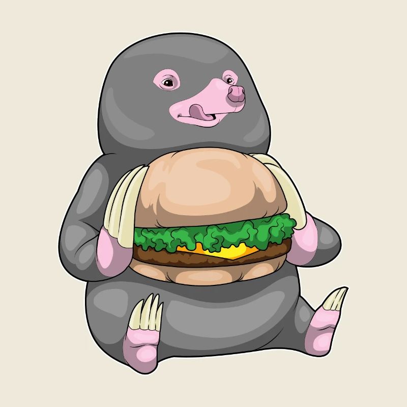 Maulwurf Cheeseburger