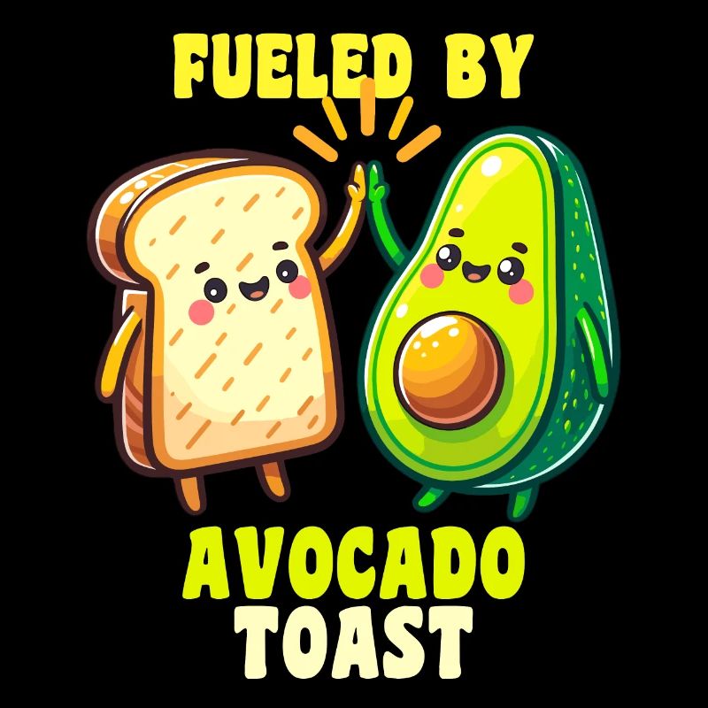 Alimenté par le motif de toast à l’avocat