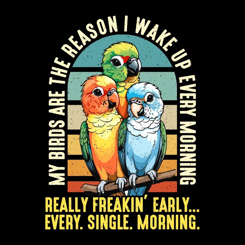 Conure Mes oiseaux sont la raison pour laquelle j’aime les oiseaux de compagnie
