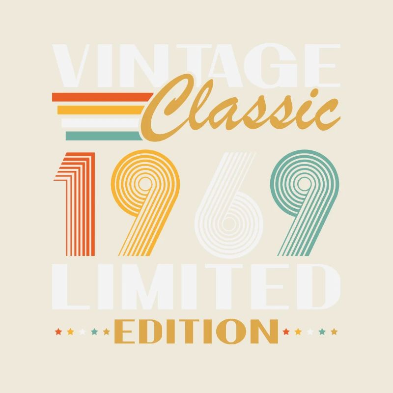 1969 Vintage Retro Jubiläumsgeschenk