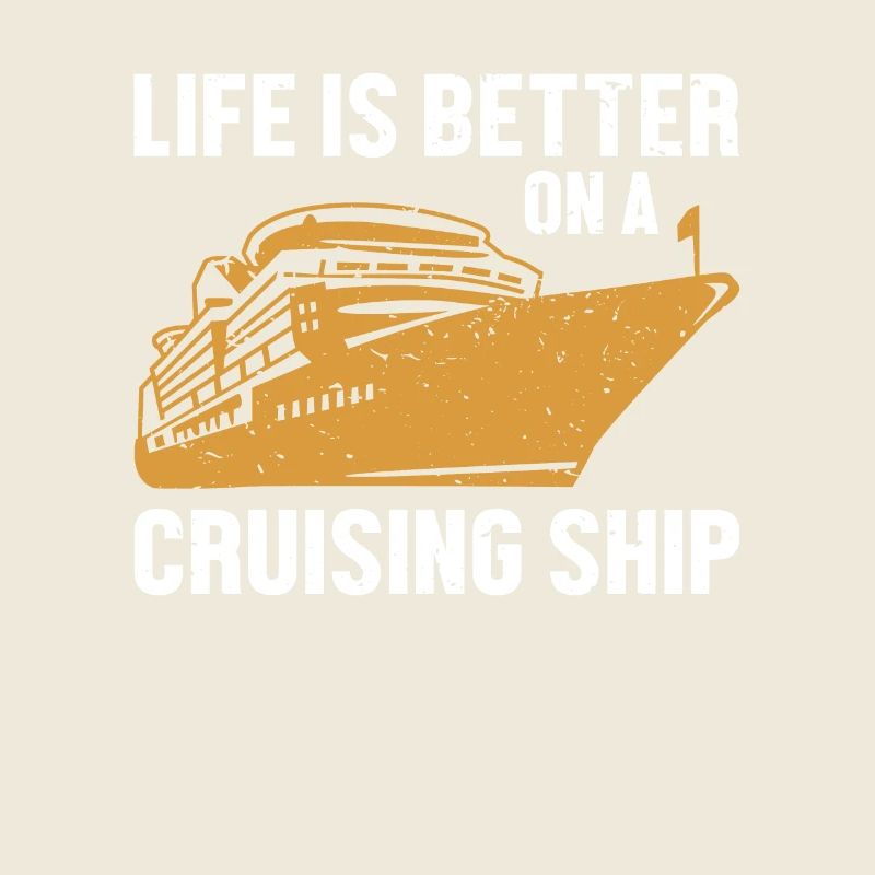 La vie est meilleure sur un bateau de croisière