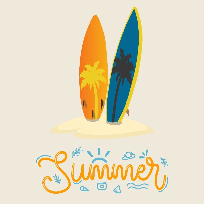 Summer surfing