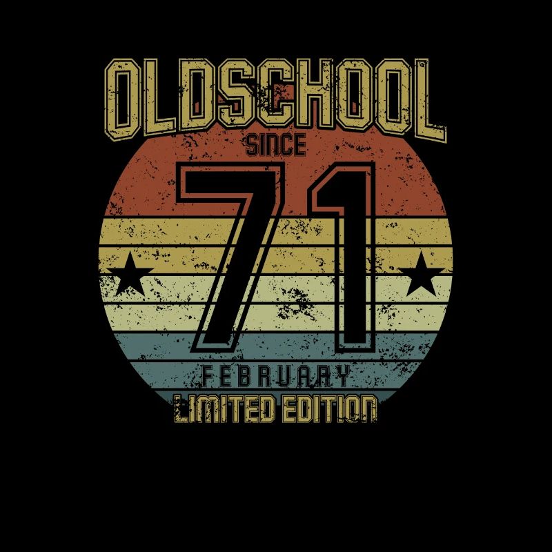 February 1971 - Geburtstag im Februar Oldschool