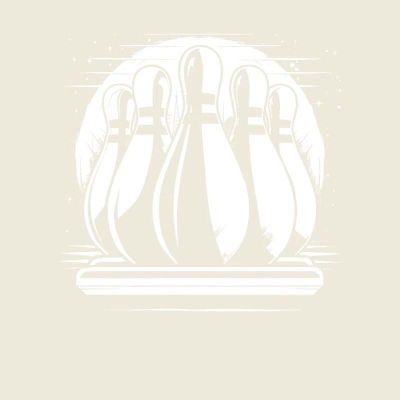 Dessin de quilles de bowling