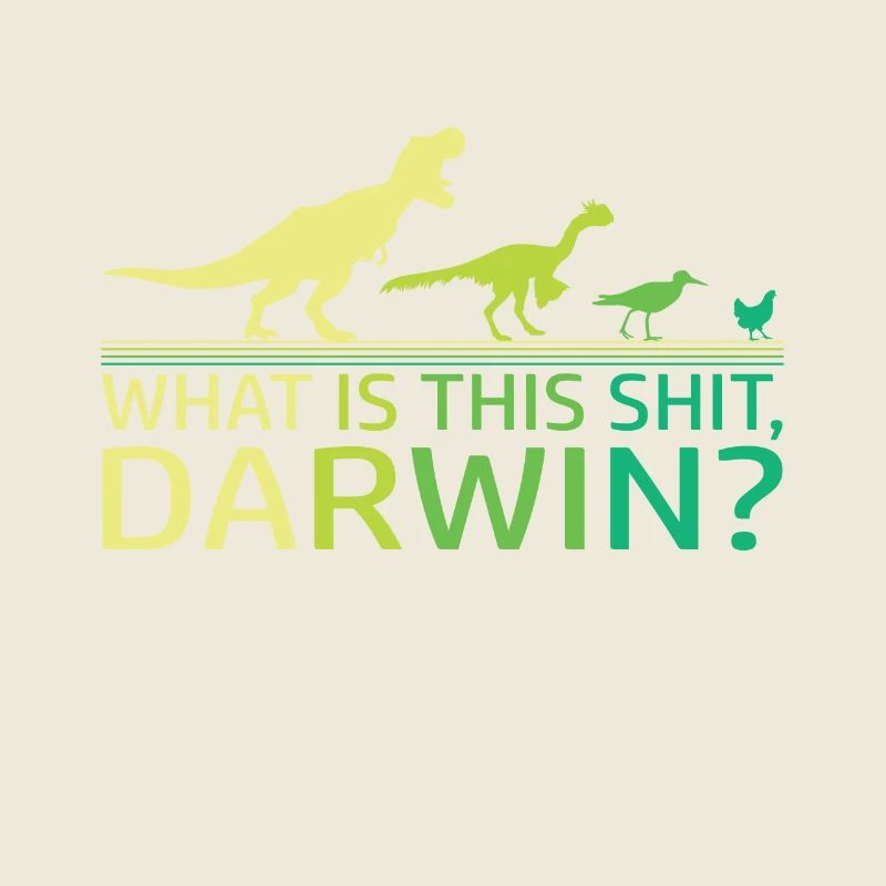 Lustige Evolution Dino Dinosaurier Darwin T-Rex