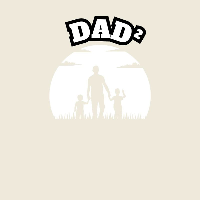 Dad² 2 Sons White